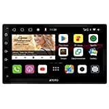 [Neu] ATOTO S8 Premium Doppel-DIN Android Autoradio, Kabelloses CarPlay & Android Auto, 7-Zoll-QLED-Anzeige, Dual BT mit aptX HD, USB tethering,HD Rückansicht mit LRV, SCVC und mehr, S8G2B74PM