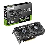 ASUS Dual GeForce RTX 4070 SUPER EVO 12GB GDDR6X Gaming Grafikkarte (Nvidia RTX4070 SUPER DLSS 3, PCIe 4.0, 1x HDMI 2.1a, 3X DisplayPort 1.4a, DUAL-RTX4070S-12G-EVO)