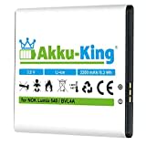 Akku-King Akku kompatibel mit Nokia BV-L4A - Li-Ion 2200mAh - für Microsoft Lumia 540, Lumia 830