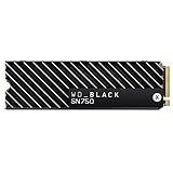 WD_BLACK SN750 NVMe SSD mit Heatsink 500 GB interne SSD (Gaming SSD, 3430 MB/s Lesegeschwindigkeit, mit Kühlkörper, NVMe SSD-Performance, WD_BLACK SSD Dashboard) schwarz