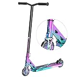 Playshion Pro Stunt Scooter Freestyle Kickscooter für Erwachsene und Kinder mit 110mm Aluminum Kern Rollen 31 Zoll / 36 Zoll Höhe