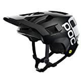 POC Kortal Race MIPS Fahrradhelm - Bietet erweiterten Schutz und hervorragende Belüftung für anspruchsvolle Trail- und Enduro-Fahrer, Uranium Black Matt/Hydrogen White