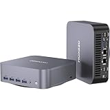 GEEKOM AI Mini PC GT1 Mega - Intel Core U9 185H,16 Kerne 22 Threads, Bis zu 5.1GHz, 2.5Gbps Dualer LAN Port, Mini PC Windows 11 Pro 32GB DDR5+2TB SSD mit WiFi 7, Real-time AR, Vier 4K-Displays, BT5.4