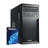 HYPER BYTE® Office PC – Computer mit Intel Quad Core i7 mit 3,9 GHz | 32 GB RAM | 1 TB SSD Festplatte | Win 11 Pro | WLAN | DVD+RW | USB 3.0 | High End Office Tower-Pc