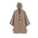 reisenthel mini maxi poncho leo macchiato – Klein verpackter Regencape aus hochwertigem Polyestergewebe – Ansprechendes Design mit weiter Kragenöffnung