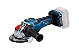 Bosch Professional 18V System BITURBO Akku Winkelschleifer GWX 18V-15 PSC mit X-LOCK (Leistung 1500 Watt, inkl. Vibration Control-Zusatzhandgriff, Schutzhaube, Trennschutzhaube, ohne Akku/ Ladegerät)