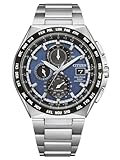 CITIZEN Titan Herrenuhr Eco-Drive Solar Funk Chronograph mit Titan Gliederband AT8238-84L