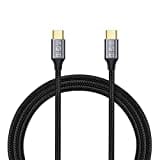 USB-C to USB-C 3.1 Gen2 Cable 10Gbps Data Transfer, 100W 20V/5A 3.3ft USB Type C PD Fast Charging Cable 4K Video Output Compatible with Thunderbolt 3, MacBook Pro, Galaxy S21 1M, Smartphone