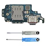 MMOBIEL Ladebuchse Kompatibel mit Samsung Galaxy S21 Ultra 2021 - Dock Connector USB C - Audio Jack/Mikrofon/Antenne Ersatz - Inkl. Schraubenzieher