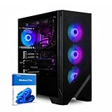 dcl24 AMD Streaming PC Ryzen 9 7950X3D, AMD Radeon RX7900XTX 24GB - 2000GB SSD, 64GB DDR5, Highend Spiele PC mit 12x5.6 GHz, Gaming PC mit WLAN, Gamer Computer mit Windows 11 Pro [19750]