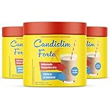 Candislim Forte Pulver | mit Balaststoffen, Vitamen B6 und B12 | Fertig in 60 Sekunden | 345 g pro Packung 3x