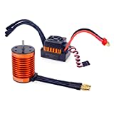 DollaTek wasserdichter bürstenloser F540 3300KV RC-Automotor mit 60A ESC-Set für 1/10 RC-Car