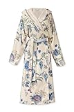 PiP Studio Bademantel Secret Garden Bathrobe Farbe WhiteBlue Größe XL