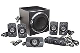 Logitech Z906 5.1 Surround-Sound-Lautsprechersystem, Multi-Port, THX-Zertifiziert, 500 W Dolby Digital/DTS Decodierung schwarz