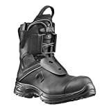 Haix Airpower XR91 Wasserfester Einsatzstiefel für Feuerwehr THW Rettungsdienst mit Durchtrittfester Resistenter PU-Sohle, Schwarz, 42 EU