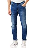 Tommy Jeans Herren Jeans Stretch, Blau (Wilson Mid Blue Stretch), 36W / 32L