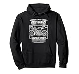 Luis's Garage Motorrad Design für den Namen Luis Pullover Hoodie