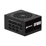 CORSAIR SF1000 (2024) Vollständig Modulares Geräuscharmes 80 Plus Platinum ATX-Netzteil – ATX 3.1-Kompatibel – PCIe 5.1-Fähig – SFX-to-ATX-Halterung im Lieferumfang Enthalten – Schwarz