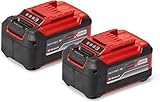 Original Einhell Akku PXC-Twinpack 5,2 Ah Power X-Change (Li-Ion, 18 V, 2x 5,2 Ah-Akkus, universell für alle PXC-Geräte, proaktives Batteriemanagement, angepasste Ladezyklen)