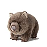 WWF Plüschtier Wombat (28cm), realistisch gestaltetes Plüschtier, Super weiches, lebensecht gestaltetes Plüschtier zum Knuddeln und Liebhaben, Handwäsche möglich, Grau