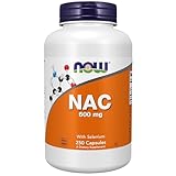 Now Foods NAC (N-Acetyl Cysteine), 600mg Depot, Nahrungsergänzung, 250 Kapseln, Laborgeprüft, Sojafrei, Glutenfrei, Ohne Gentechnik