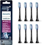 Philips Sonicare Original G3 Premium Gum Care Standard Schallzahnbürstenköpfe - 8er-Pack in Schwarz (Modell HX9058/33)