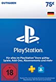 75€ PlayStation Store Guthaben | PSN Deutsches Konto [Code per Email]