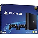 Sony Playstation 4 PS4 Pro 1 TB-Konsole + 2. DualShock-Controller 4