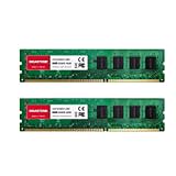 [DDR3 RAM] Gigastone Desktop RAM 16GB (2x8GB) DDR3 Ram 16GB DDR3-1600MHz PC3-12800 CL11 1.5V UDIMM 240 Pin/Polig Ungepuffert Nicht-ECC Computer Speicher RAM (Nur PC-Desktop)