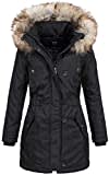 ONLY Damen Winterparka Kurzmantel Iris 15156574 Black S