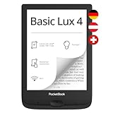 Pocketbook Basic Lux 4 Black 8 GB eBook-Reader 6" Dach-Version eINK Touch Wi-Fi