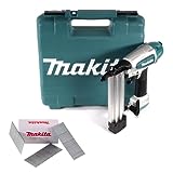 Makita AF 506 Druckluft Stauchkopfnagler 15-50mm 4,3-8,3bar + 5000x Stauchkopfnagel 50mm galvanisiert + Koffer