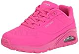 Skechers Damen UNO-Nachtschattierungen Sneaker, Knallpink (Hot Pink), 39 EU Weit