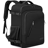 für Easyjet Handgepäck 45x36x20 Groß Reiserucksack für Flugzeug Handgepäck Tasche Laptop Rucksack 15.6 Zoll mit USB Ladeanschluss Reisetasche für Herren Damen Schulrucksack Jungen Teenager,Schwarz