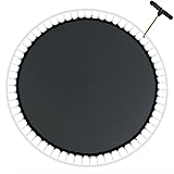 EUPXRHY Trampolin Sprungtuch für Trampoline Ø 305 cm, mit 54/56/60/64 Ösen und 140 mm Federlänge, PP Trampolin Ersatzteile Sprungmatte 8-Fach Naht, incl. Federspanner,305cm 64 Anneaux