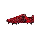 PUMA Tacto II Christian Pulisic Youth Firm Ground Cleats (us_Footwear_Size_System, Little_Kid, Men, Numeric, Medium, Numeric_2) Red/Black