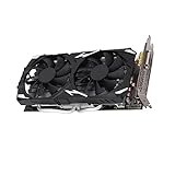 Bewinner RX 580 Grafikkarte, 8GB GDDR5 Grafikkarte mit 1284MHz GPU, 60Hz 4K, PCI Express 3.0, 2 Lüfter, Gaming Grafikkarte für 3D CAD, CAM, Video- und Bildbearbeitung