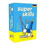 The World Game Super Skills - Das lustige Gesellschaftsspiel für Kinder, Jugendliche & Erwachsene - Partyspiele mit Vielfältigen Herausforderungen Jungen & Mädchen - Brettspiel auf Deutsch