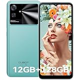 CUBOT Note 21 Smartphone 12GB(6GB+6GB) RAM 128GB ROM TF 1TB Expand 6,56'' Bildschirm Android 13 Handy ohne Vertrag 50MP Kamera 5200mAh 4G Dual SIM Octa Core GPS OTG Grün