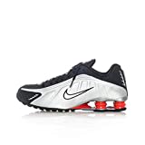 Nike Shox R4 für Herren Bv1111-100, Silber (Silver/ Black/ Red), 44 EU