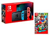 Nintendo Switch V2 32Gb Neon-Rot/Neon-Blau [neues model] + Super Mario Odyssey