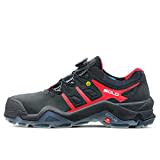 HKS Targa 4 BVTP S3 SRC ESD Boa Sicherheitsschuhe Schwarz/Rot 46 Schwarz/Rot