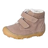 RICOSTA Jungen Winterstiefel NICO, Baby und Kleinkinder Lauflernschuhe, Weite: Weit, terracare,Barfuß-Schuh, Schoko (270), 22 EU