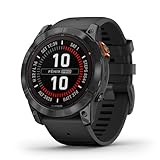 Garmin fēnix 7X Pro – GPS-Multisport-Smartwatch mit Solarladelinse, Farbdisplay und Touch-/Tastenbedienung, TOPO-Karten, über 60 vorinstallierte Sport-Apps, Garmin Music und Garmin Pay