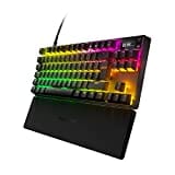 SteelSeries Apex Pro TKL HyperMagnetic Gaming-Tastatur – Die schnellste Tastatur – Anpassbares Ansprechverhalten – OLED-Bildschirm – PBT-Keycaps – USB-C – 2023 Edition – Deutsches Tastatur QWERTZ