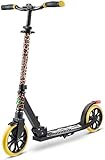 SereneLife Roller für Kinder & Erwachsene, Unisex-Tretroller, Cityroller, klappbar & höhenverstellbar, Big Wheel Scooter bis 120 kg belastbar, Kinderroller, Kickscooter große Räder für Junge & Mädchen