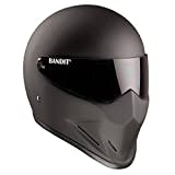 Bandit Helm Crystal für Streetfighter, Sports-Farbe:mattschwarz;Größe:L