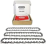 Oregon 3-Pack Sägekette 35cm 3/8" LP für 35 cm Schiene - 52 Antriebsglieder, 1.3mm - rückschlagsarme Kette kompatibel mit Dolmar, Husqvarna, Ferrex, Primaster, Ryobi, Bosch, Primaster und mehr