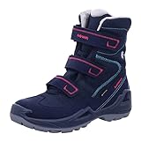 LOWA Milo GTX Hi 25-35 Blau - Gore-Tex Gefütterter wasserdichter Kinder Gore-Tex Winterstiefel, Größe EU 31 - Farbe N