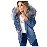 Black Friday Angebote 2024 Ab Wann Weste Damen Lang, Sweatblazer Snowboardjacken Blazer Elegant Karierte Mäntel Hell Mantel Er Mantel Blazershirt Stehkragen Airfield Blazer(1-Hell Blau,XL)